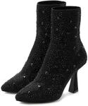 High-Heel-Stiefelette LASCANA "Sock Boot, Schlupf-Stiefel, Ankle Boots", Damen, Gr.