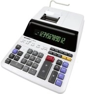 Sharp Taschenrechner Sharp Tischrechner druckend EL-2607 LG 12 Stellen,...