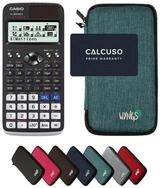 CASIO Taschenrechner fx-991DE X ClassWiz inkl. WYNGS Schutztasche T&uuml;rkis