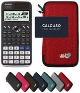 CASIO Taschenrechner fx-991DE X ClassWiz inkl. WYNGS Schutztasche Rot