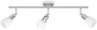 Brilliant LED Deckenstrahler Brilliant 3er Spot Sofia eisen-chrom 57 x 10 cm, Ohne