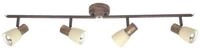 Brilliant Deckenleuchten Luca, Lampe Luca Spotrohr 4flg altkupfer/champagner 4x...