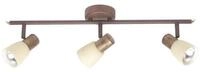 Brilliant Deckenleuchten Luca, Lampe Luca Spotrohr 3flg altkupfer/champagner 3x...