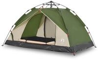 vidaXL Kuppelzelt Kuppel-Campingzelt 2 Personen Gr&uuml;n Quick Release, Personen: 2 (1