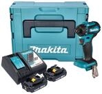 Makita Akku-Schrauber DDF 083 RAJ 18 V 40 Nm 1/4'' + 2x Akku 2,0 Ah + Ladeger&auml;t +