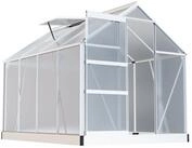 GARMIO Gew&auml;chshaus Gew&auml;chshaus NEAPEL aus Aluminium, 4,75m&sup2; 4mm Wand, Schiebet&uuml;r,