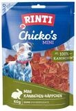 Rinti Chicko Mini Kaninchen-H&auml;ppchen 60 g - 12 St&uuml;ck, f&uuml;r: Hund