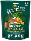 Christopherus Vegetarian Dental Sticks Tapioka mit Erdnussbutter 250 g, Snack...
