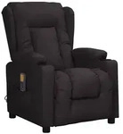 vidaXL Massagesessel Massagesessel Schwarz Kunstleder (1-St)