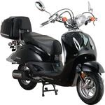 Alpha Motors Motorroller Retro Firenze, 50 ccm, 25 km/h, Euro 5, (mit Topcase),...