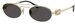 Miu Miu Sonnenbrille Miu Miu MU 54ZS Sonnenbrille Damen Gold Metall Graue...