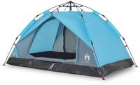 vidaXL Kuppelzelt Kuppel-Campingzelt 3 Personen Blau Quick Release, Personen: 3 (1
