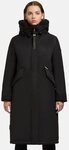 khujo Wintermantel Agneta-YM Langer Damen Mantel mit weichem Teddyfleece an der