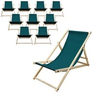 ECD Germany Gartenliege Holz Liegestuhl Beachstuhl klappbarer Strandstuhl Strandliege