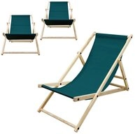 ECD Germany Gartenliege Holz Liegestuhl Beachstuhl klappbarer Strandstuhl Strandliege