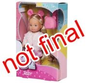 Simba Dickie Anziehpuppe Puppe Evi LOVE Teddy 12cm