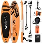 Aukai SUP-Board PRO 320cm, 2in1 Aufblasbares Stand up Paddle Set mit Kajak-Sitz,