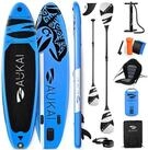 Aukai SUP-Board PRO 320cm, 2in1 Aufblasbares Stand up Paddle Set mit Kajak-Sitz,
