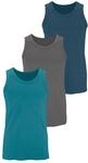 Tanktop H.I.S "Unterziehshirt, Unterhemd f&uuml;r Herren", Herren, Gr. 4/S, gr&uuml;n