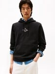 Tommy Hilfiger Hoodie OUTLINE FLAG SCRIPT HOODIE mit kontrastfarbener Stickerei