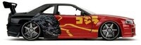 JADA Spielzeug-Auto Godzilla Nissan GTR 1:24 253253024