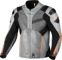Macna Motorradjacke Galvic perforierte Motorrad Leder-/Textiljacke perforiert