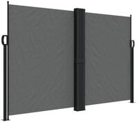 vidaXL Seitenmarkise Sichtschutz Windschutz Ausziehbar Anthrazit 160x1000 cm