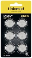 Intenso INTENSO Lithium-Knopfzelle CR2025, 6 St&uuml;ck Batterie
