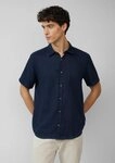 s.Oliver Kurzarmhemd Hemd Regular Fit: Leichtes Kurzarmhemd aus 100% Leinen