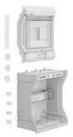 Hager Schlauchverschraubung Hager Kleinverteiler, Vector II IP65,6Mod. VE106D...