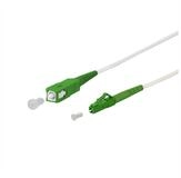 Metz Connect OpDAT Patchkabel Glasfaserkabel, (500.0 cm), SC-S APC/LC-S APC OS2,