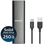 Philips Portable SSD 250 GB, FM25SS031P/00 externe SSD (250GB) 540 MB/S
