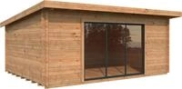 Palmako Gartenhaus Lea 19,4 m&sup2;, Slide, BxT: 578x451 cm