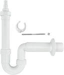 Haas Otto Siphon Siphon 3/4 Zoll DN 50 mit Kombi-Ger&auml;teanschluss