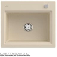 Villeroy & Boch K&uuml;chensp&uuml;le Subway Style 60 S Classicline AM Almond mit