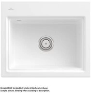 Villeroy & Boch K&uuml;chensp&uuml;le Subway Style 60 S Classicline SM Steam mit