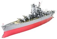 Invento Puzzle Metal Earth: Premium Series, Yamato Kriegsschiff - 3D Metall Puzzle,