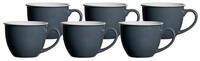 Ritzenhoff & Breker Tasse Doppio Jumbotassen 350 ml 6er Set, 6-tlg., Porzellan