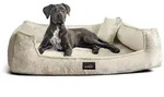 tierlando&reg; Tierbett Orthop&auml;disches Hundebett FRANKLIN Kuscheliger Teddy-Stoff...