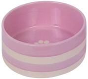 Nobby Futternapf Keramik Napf Strio rosa/creme