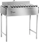 BBQ-Toro Drehspie&szlig; Edelstahl Kohlegrill mit Spie&szlig;aufsatz 11 Spie&szlig;en und Motor