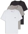 BOSS T-Shirt TShirtRN 3P Classic (Packung, 3-tlg) mit BOSS Stickerei