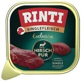 Rinti Singlefleisch Exclusive Hirsch pur 150 g - 10 St&uuml;ck, f&uuml;r: Hund