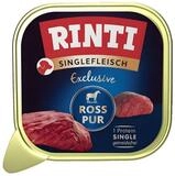 Rinti Singlefleisch Exclusive Ross pur 150 g - 10 St&uuml;ck, f&uuml;r: Hund