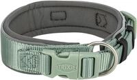 TRIXIE Hunde-Halsband Premium&nbsp;Halsband, extra breit - salbei/grafit - 27&ndash;35 cm/25
