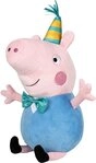 Schmidt Spiele Pl&uuml;schfigur Pl&uuml;sch Stofftier Peppa Pig Schorsch Party 37 cm...