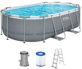 Bestway Framepool Bestway Steel Pro MAX&trade; Frame Pool Set mit Filterpumpe 427 x 250 x