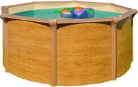 KWAD Rundpool Green line Evolution (Komplett-Set, 10-tlg), 3,6x1,32 wood Folie in