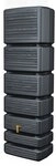 4rain Wassertank 4rain Regenwasser-Wandtank Slim Wood Decor