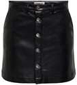 ONLY Lederrock Amazing-Liora (1-tlg) Plain/ohne Details